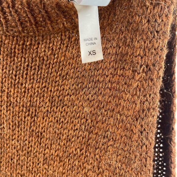 SOYER Mika Sleeveless Sweater Vest Tank Size Extra Small Alpaca Silk Copper Knit - Picture 5 of 10
